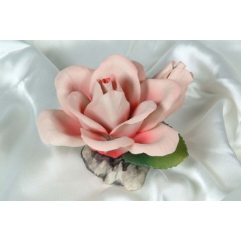 Фарфоровый цветок Роза с бутоном